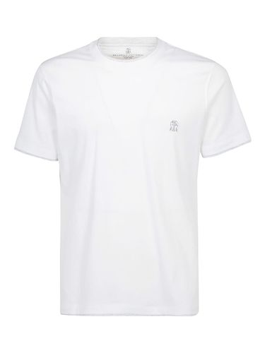 Regular Logo T-shirt - Brunello Cucinelli - Modalova