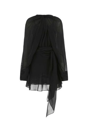 Black Silk Mini Dress - Maison Margiela - Modalova