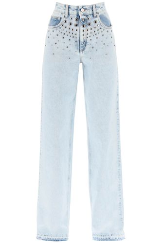 Alessandra Rich Jeans With Studs - Alessandra Rich - Modalova