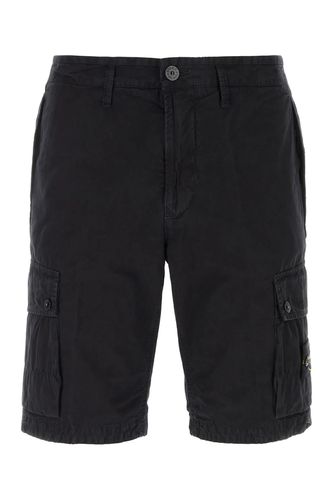 Midnight Blue Cotton Bermuda Shorts Shorts - Stone Island - Modalova
