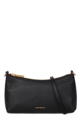 Aura Logo Debossed Shoulder Bag - Coccinelle - Modalova