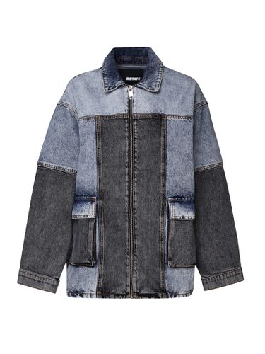 Patchwork Oversized Jacket - Rotate by Birger Christensen - Modalova