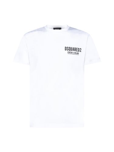 Logo Printed Crewneck T-shirt - Dsquared2 - Modalova