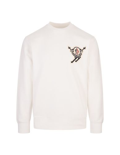 Sweatshirt With Ski Patch - Moncler - Modalova