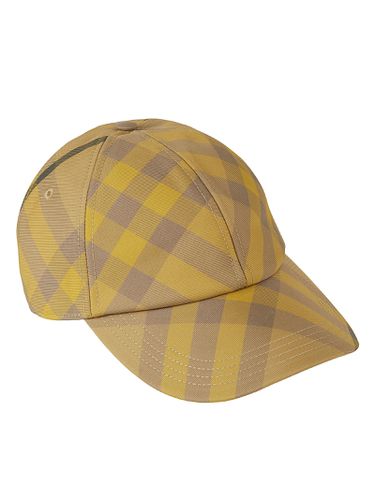 Burberry Washed Check Hat - Burberry - Modalova