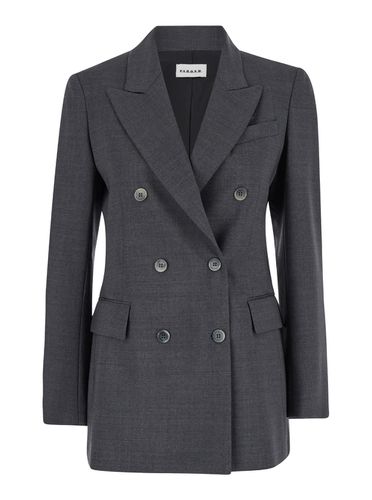 Double-breasted Jacket In Wool Blend Woman - Parosh - Modalova