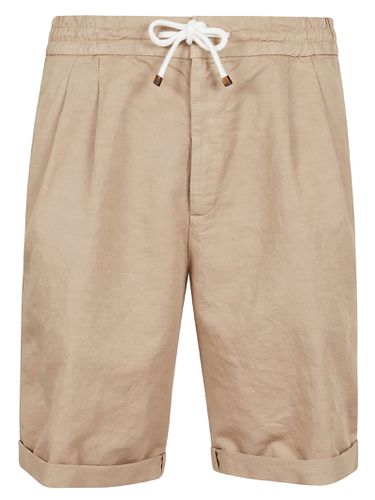 Linen Blend Bermuda Shorts - Brunello Cucinelli - Modalova