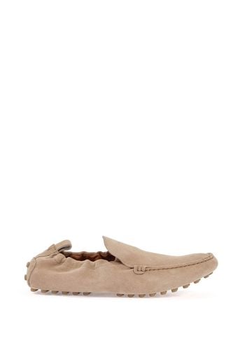 Gathered Leather Slippers In Cord Color - Tod's - Modalova