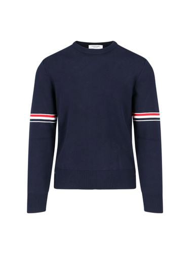 Tricolour Detail Sweater - Thom Browne - Modalova