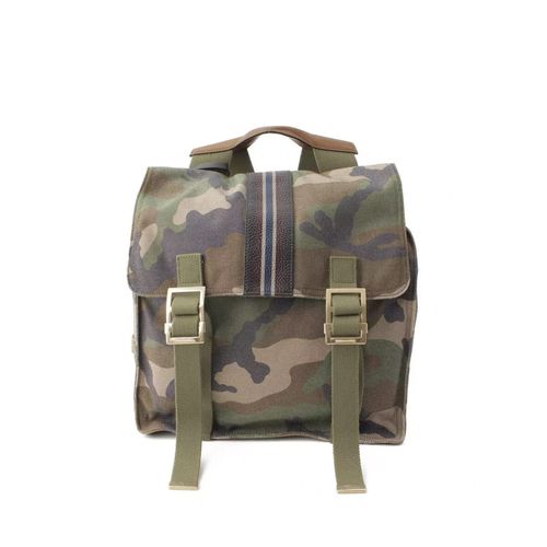 Military Canvas Backpack - Valentino Garavani - Modalova