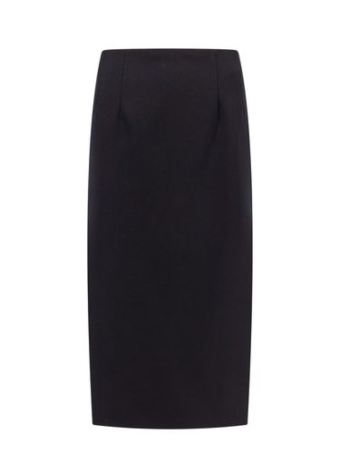 Grisaille Striaght Hem Midi Skirt - Valentino - Modalova