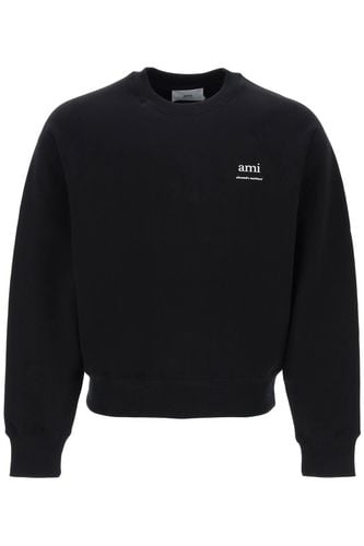 Organic Cotton Crewneck Sweatshirt - Ami Alexandre Mattiussi - Modalova