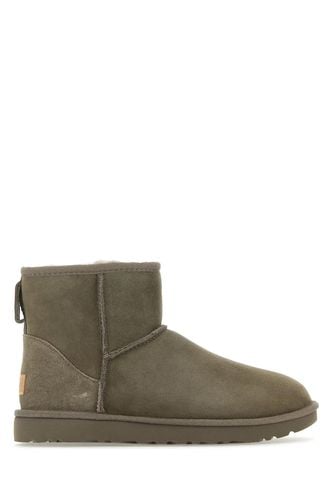 Dove Grey Suede Classic Mini Ii Ankle Boots - UGG - Modalova