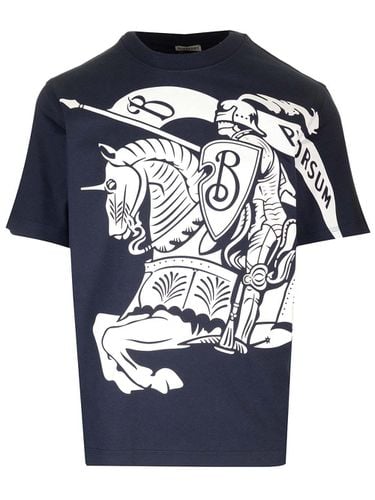 Burberry Cotton T-shirt With Ekd - Burberry - Modalova