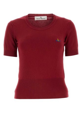 Burgundy Cotton Blend Bea Sweater - Vivienne Westwood - Modalova