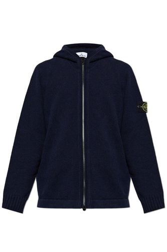 Logo Patch Hooded Cardigan - Stone Island - Modalova