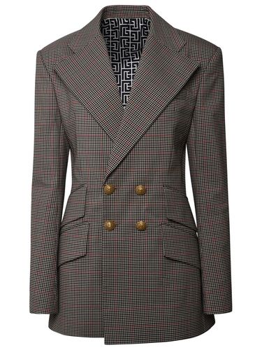 Balmain Two-tone Wool Blend Blazer - Balmain - Modalova