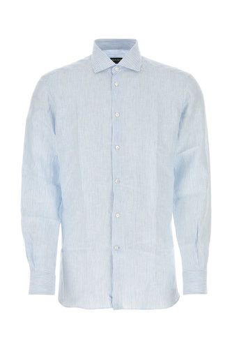 Zegna Printed Linen Shirt - Zegna - Modalova