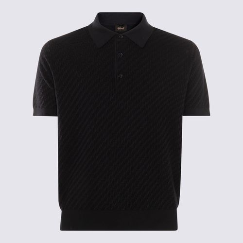 Navy Cotton Blend Polo Shirt - Brioni - Modalova