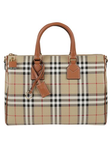 Burberry Top Handle Check Tote - Burberry - Modalova