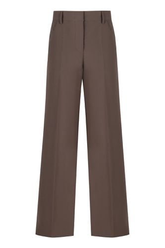 High-waist Wide-leg Trousers - Philosophy di Lorenzo Serafini - Modalova