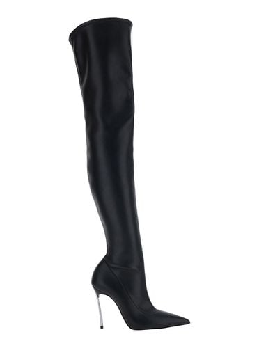 Superblade Over-the-knee Boots With Stiletto Heels In Leather Woman - Casadei - Modalova