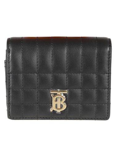 Tb Plaque Padded Snap Button Wallet - Burberry - Modalova