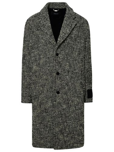 Versace Two-tone Wool Coat - Versace - Modalova