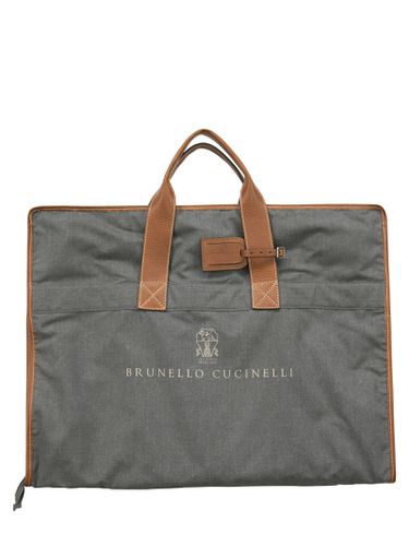 Cotton And Leather Covers - Brunello Cucinelli - Modalova