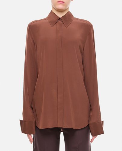 SportMax Brown Silk Shirt - SportMax - Modalova