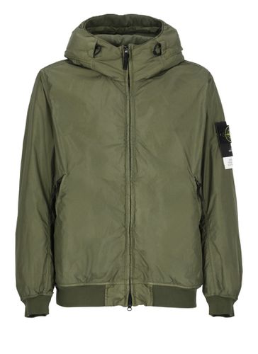 Stone Island Zip-up Hooded Jacket - Stone Island - Modalova