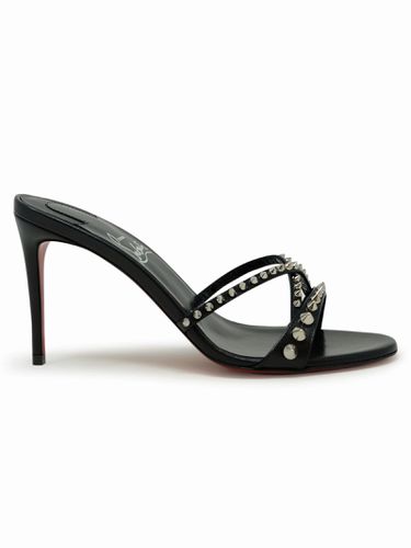 Black Leather Spikes Tatoosh 85 Mules - Christian Louboutin - Modalova