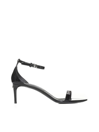 Dg Logo Leather Sandals - Dolce & Gabbana - Modalova