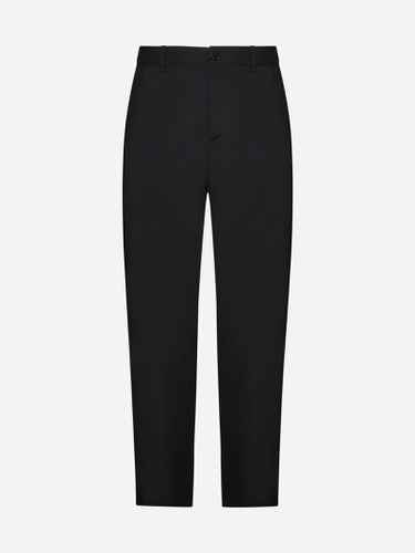 Marni Logo-waistband Wool Trousers - Marni - Modalova