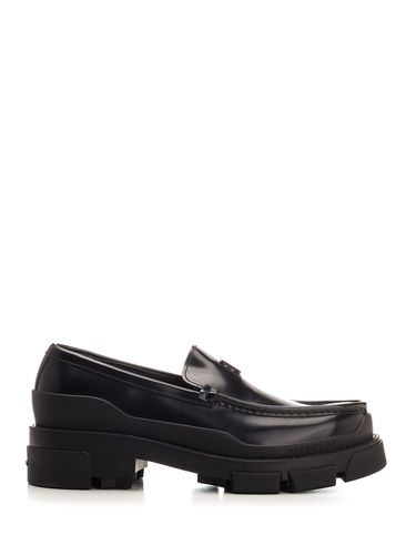 Givenchy Black Leather Loafers - Givenchy - Modalova