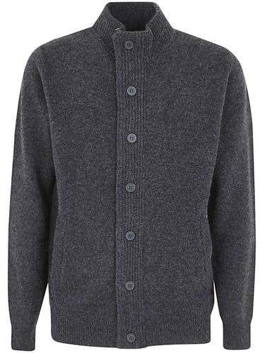 Essential Patch Zip Through Knitwear - Barbour - Modalova