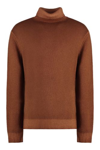 Malo Virgin Wool Turtleneck Sweater - Malo - Modalova