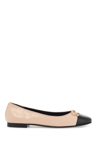 Ballet Flats With Contrasting Toe - Tory Burch - Modalova