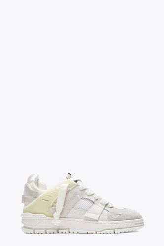 Area Patchwork Sneaker Off white leather and suede low sneaker - Area Patchwork Sneaker - Axel Arigato - Modalova