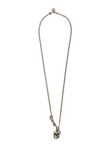 Skull Necklace With Snake - Alexander McQueen - Modalova