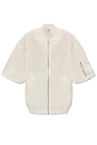 Jacket With Short Sleeves - MM6 Maison Margiela - Modalova