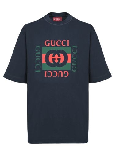 Gucci Logo Print T-shirt - Gucci - Modalova