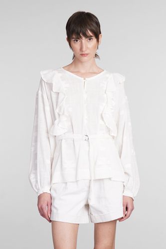 IRO Arlize Blouse In White Cotton - IRO - Modalova