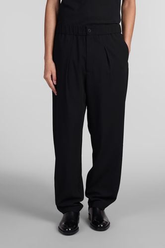 Giorgio Armani Pants In Black Wool - Giorgio Armani - Modalova