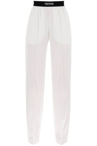 Tom Ford Silk Trousers - Tom Ford - Modalova