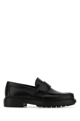 Black Leather Donny Loafers - Ferragamo - Modalova