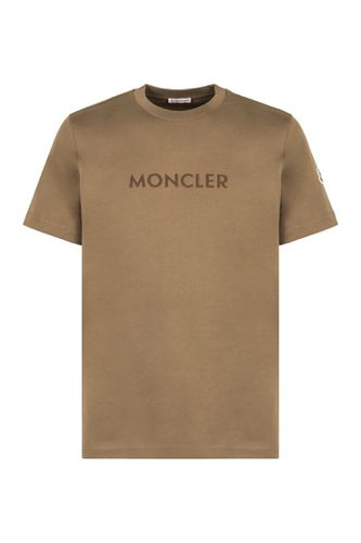 Moncler Logo Cotton T-shirt - Moncler - Modalova