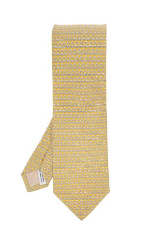 Ferragamo Allover Logo Printed Tie - Ferragamo - Modalova