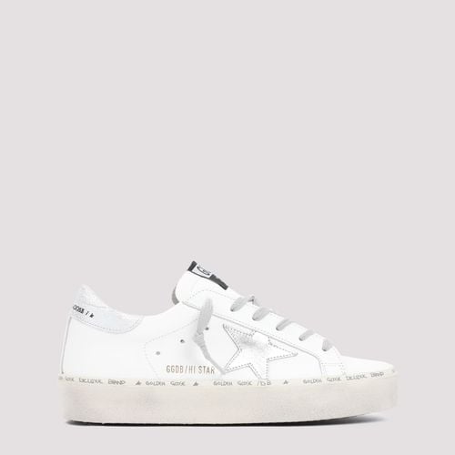 Leather Hi Star Sneakers - Golden Goose - Modalova