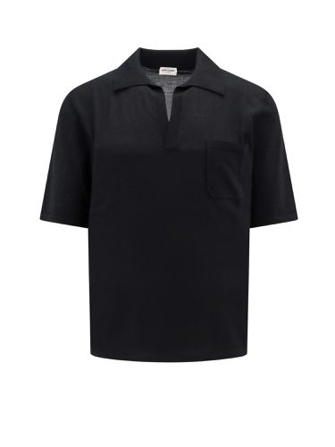 Saint Laurent Cassandre Polo Shirt - Saint Laurent - Modalova